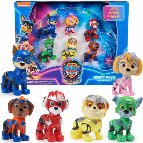  Set of Spin Master figures PAW PATROL The Great Movie 6-piece