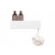 Bathroom Shelves Hanging Bathroom Shelf 20 cm, self-adhesive, white