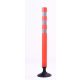 Flexible, reflective, tiltable street bollard, 90 cm