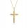  Silver gold plated chain and cross Holy Communion