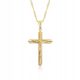  Silver gold plated chain and cross Holy Communion