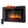 Built-in fireplace with heating function, electric Termofol black 1800 W 62.8 x 44 x 20.2 cm