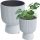  Flowerpot DTU24 29.8 cm x 29.8 x 36.5 cm Diameter 29.8 cm Plastic white