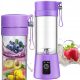  PORTABLE TRAVEL BLENDER CORDLESS USB BOTTLE COCKTAIL BOTTLE