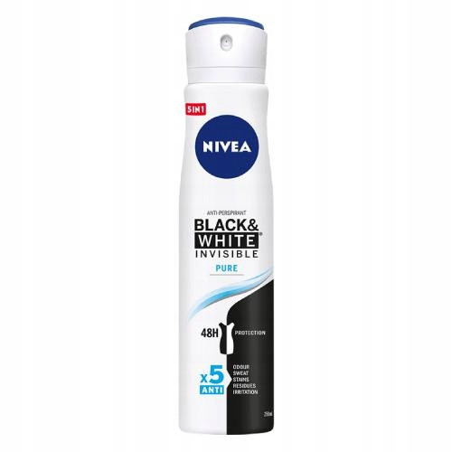  NIVEA Invisible for Black & White Pure Deodorant spray 250ml