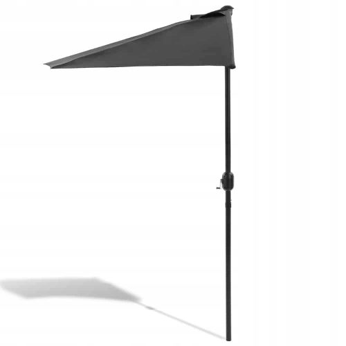 Parasol for terrace and garden - Classic Kingsleeve umbrella, grey 270 x 230 cm