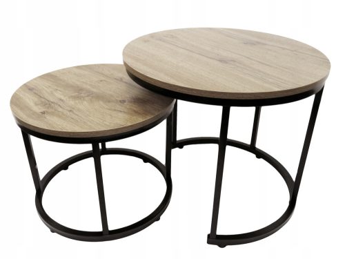  Kontrast SK102 coffee table round 53 x 53 x 45cm Sonoma oak