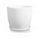  Polnix 02.449.17 ceramic flowerpot 17x17 cm white