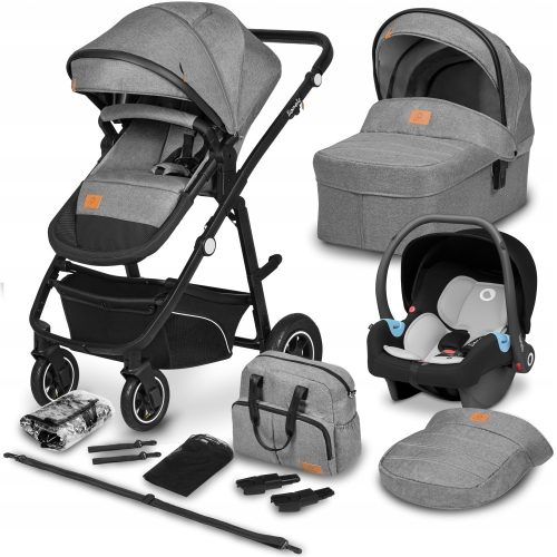  Lionelo LO-BIANKA 3IN1 GREY STONE 3in1 Kinderwagen