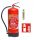 Powder fire extinguisher 12 kg + wall bracket