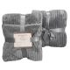 SOFT BLANKET PLUG FOR ONE Mesa Microfiber Bedspread, 160 cm x 200 cm, Shades of Grey