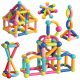  CAMELEON magnetic rods, magnetic building blocks set, magnetic building blocks for children, 128 pieces.