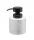 Soap dispenser Manual standing soap dispenser Galicja 380 ml white, black