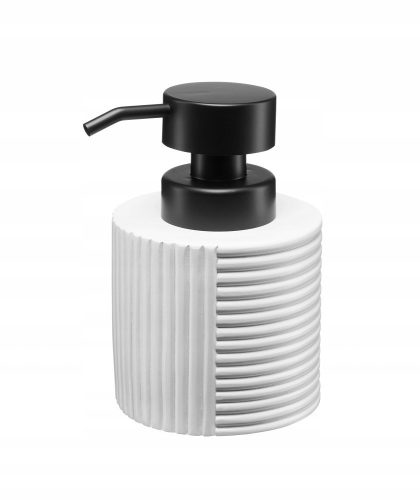 Soap dispenser Manual standing soap dispenser Galicja 380 ml white, black