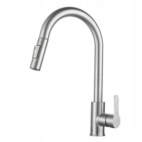 Delvant Slim floor-standing kitchen faucet, silver