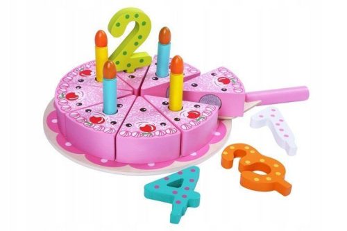  Ecotoys Wooden Slicing Cake