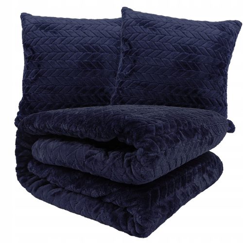 SOFT BLANKET PLUG SLEEVE FOR A CONTRAST polyester bedspread, 220 cm x 200 cm, in shades of green