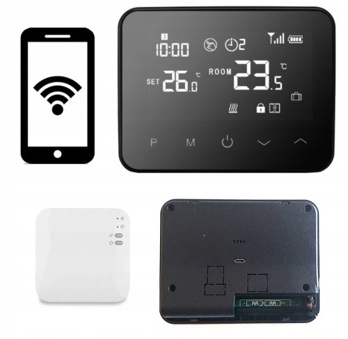  TEMPERATURE CONTROLLER WIRELESS WIFI THERMOSTAT with FUMO charger