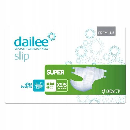  DAILEE Slip Premium Super XS/S Anatomical diapers, 30 pieces