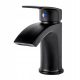 Black Hydrosan washbasin faucet