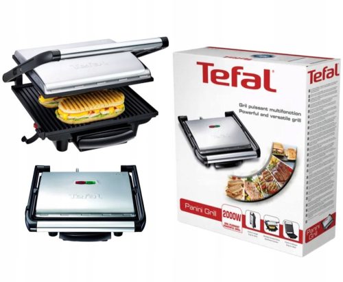 Electric Grill - Tefal GC712D12 foldable electric grill silver/grey 2000 W