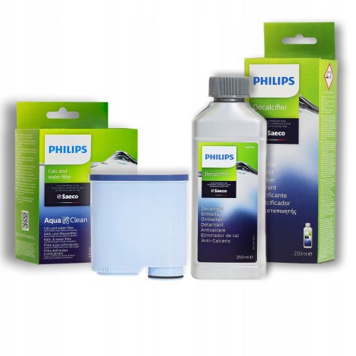  Filter insert for Philips CA jug 1 pc. + liquid descaler for Philips Saeco descaler 0.25 l