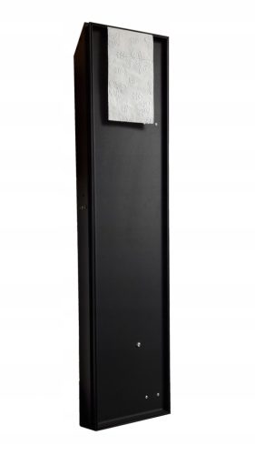 BATHROOM CABINET FOR A TOILET BRUSH, BLACK