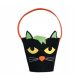  _xx_BLACK FELT BUCKET WITH CAT 20 CM