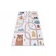  CHILDREN'S CARPET FUN 140x190cm FOREST HOUSES cream #O583