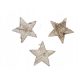  Birch bark stars, 7 cm, 6 pcs.