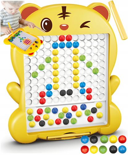  Magnetic Board Mosaic Button MagPad Montessori Magnetic Blocks