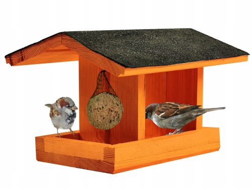  WOODEN FEEDING HOUSES BIRD HOUSE FEEDING BODY M