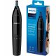  Philips Trimmer Nose, Ear, Eyebrow Trimmer with Battery, Black