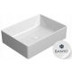 Rectangular countertop washbasin GSI Kube X