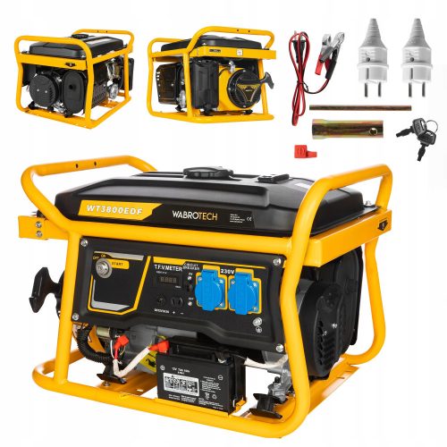 Portable single-phase generator Wabrotech 3300 W petrol