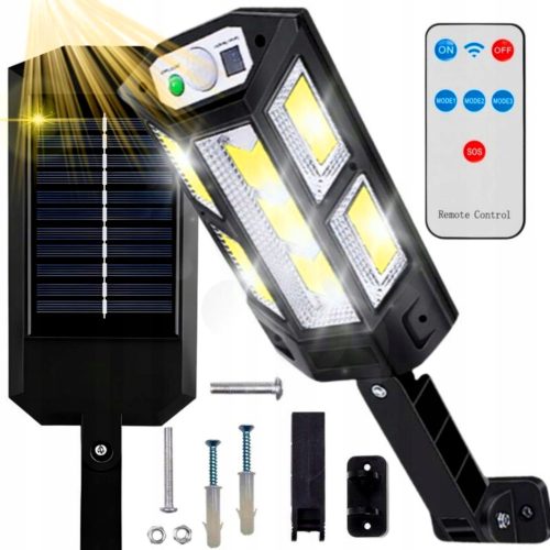 Street lights for the garden Street light 220 W 1700 lm solar powered + remote control for solar induction wall light