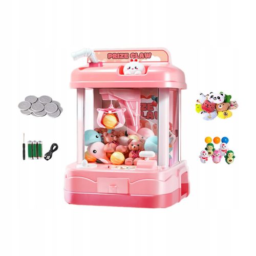  Kids Toy with Claw Machine, New Hand-Eye Coordination Activities, Pink Claw