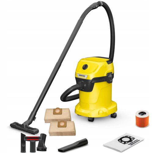 Aspirateur industriel Kärcher WD3 1000 W + 2 autres produits