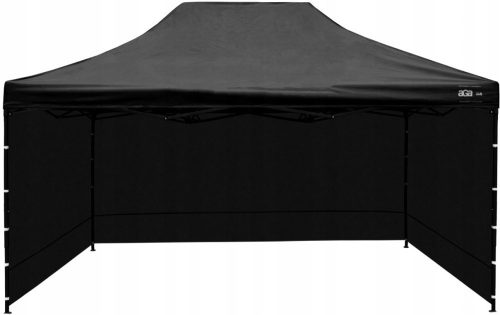Garden pavilion, tents - AGA tent 3 walls 4.5 x 3 x 2.9 m black