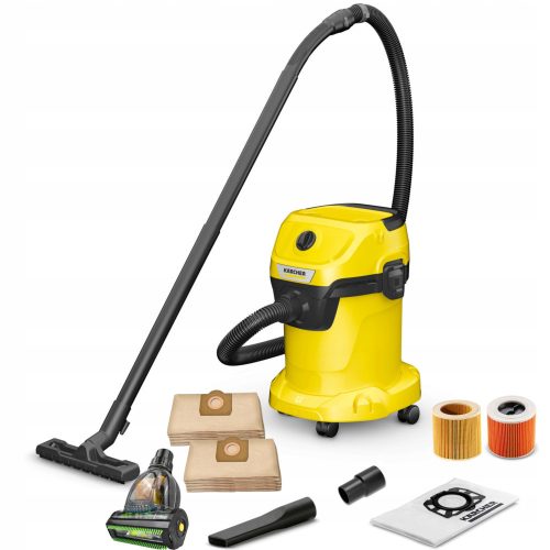 Aspirateur industriel Kärcher WD3 1000 W + 3 autres produits