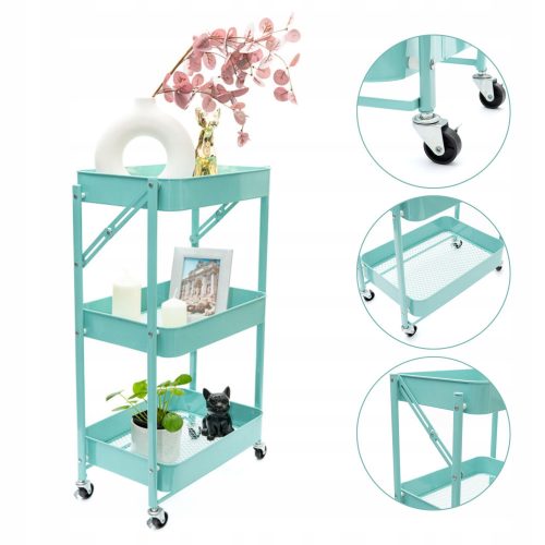 MOBILE KITCHEN CABINET SHELF, SHELF ON WHEELS