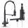 Ari Solid Spring floor-standing kitchen faucet white, black, granite, grey