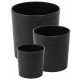  Flowerpot with insert Lamela Malwa Dłuto 19x19 cm black + 2 more products