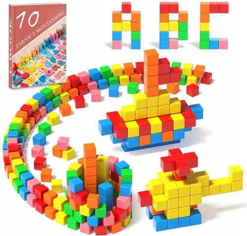  Magnetic educational building blocks large