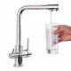 Ari Venom floor-standing kitchen faucet, silver