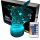  3D LAMP night lamp, multicolored