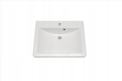 Rectangular Idealstones washbasin recessed into the countertop