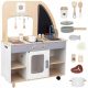  Wooden Food Truck with Kitchen and Accessories