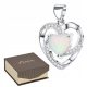  PENDANT 925 HEART OPAL PENDANT