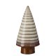  BROWN CERAMIC CHRISTMAS TREE 15x7 CHRISTMAS DECORATION